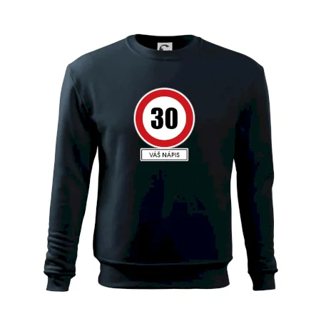 Dopravní značka - rychlost 30 - váš nápis
