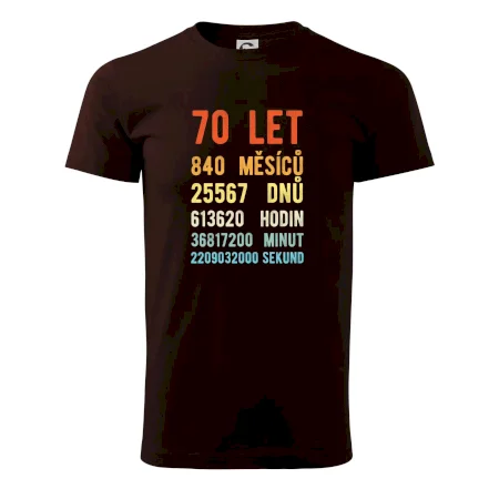 Narozeniny 70 přepočet času