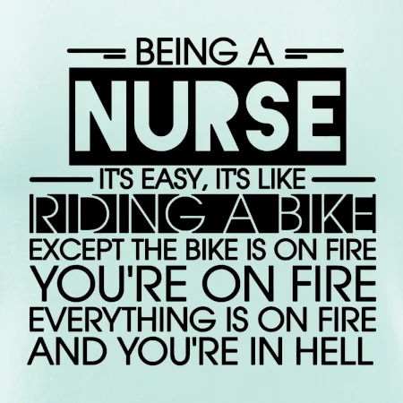 Being a nurse - bike
