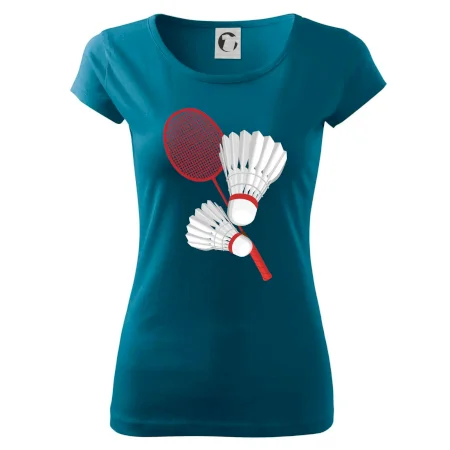 Badminton - pálka a košík