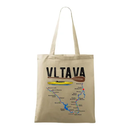 Mapa řeky Vltavy