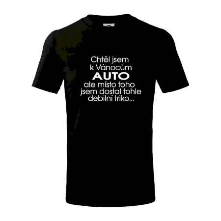 Chtěl jsem k Vánocům auto