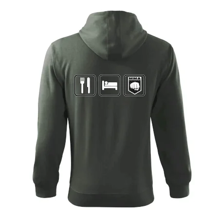 Eat sleep MMA v řádku
