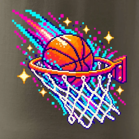 Pixel art basketbalový koš