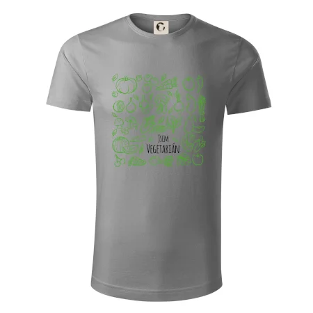Jsem vegetarián - zelenina ve čtverci
