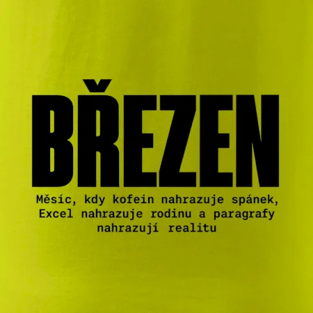 Březen kofein místo spánku