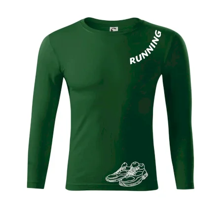 Running nápis šikmo