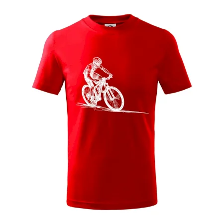 MTB kreslený cyklista