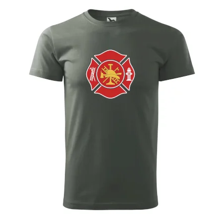 Fire department logo červené