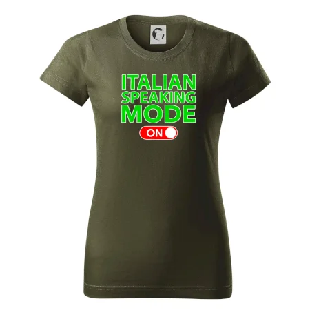 Italian speaking mode - ON