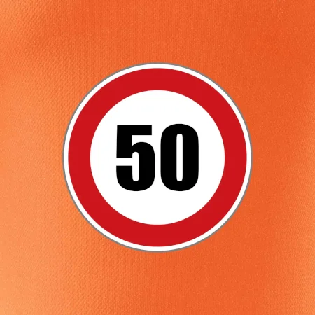 Dopravní značka - omezení rychlosti 50