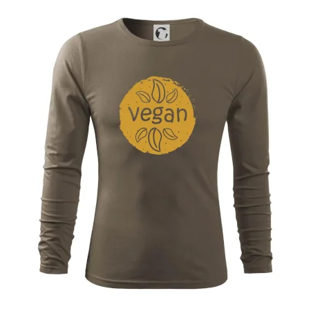 Vegan hnědá kruh