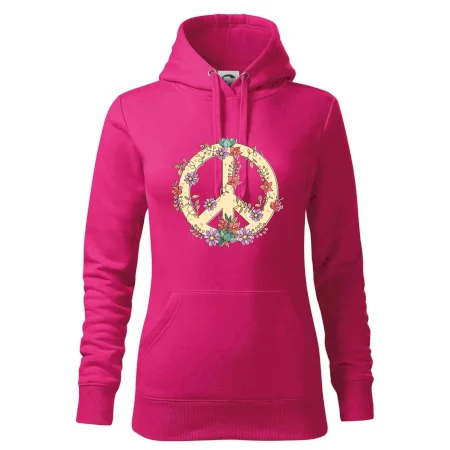 Peace symbol pískový