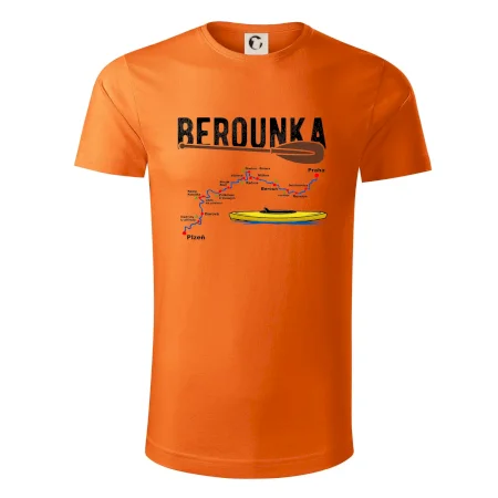 Mapa řeky Berounky