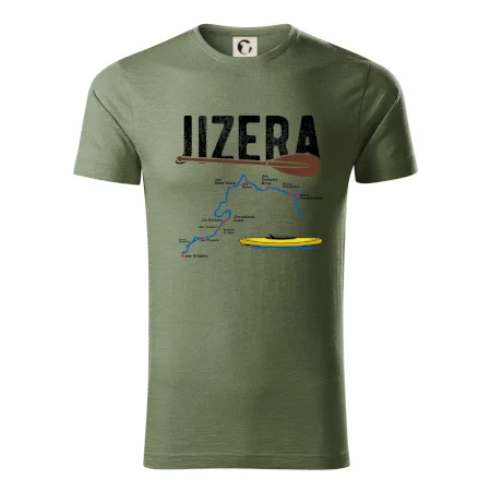 Mapa řeky Jizery