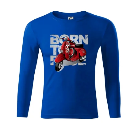 Scooter born to ride red
