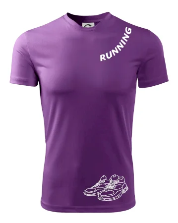 Running nápis šikmo