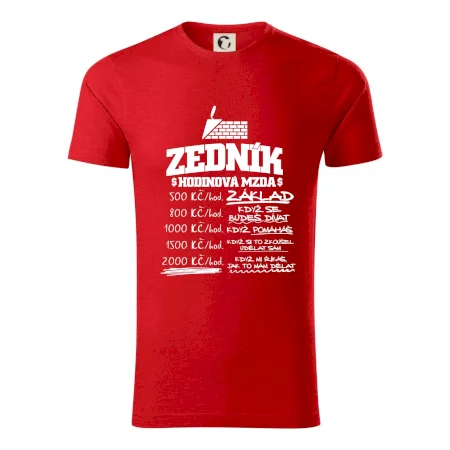 Hodinová mzda zedník