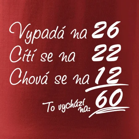 Vypadá, cítí se, chová se - 60 let
