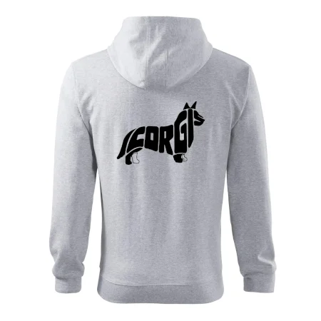 Corgi - nápis v těle