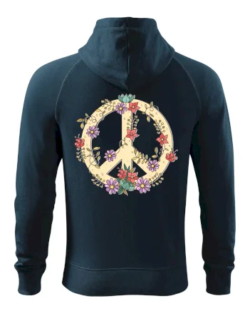Peace symbol pískový