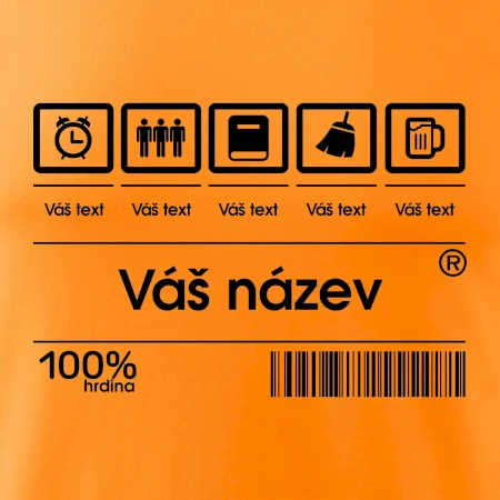 Čárový kód - Vlastní text
