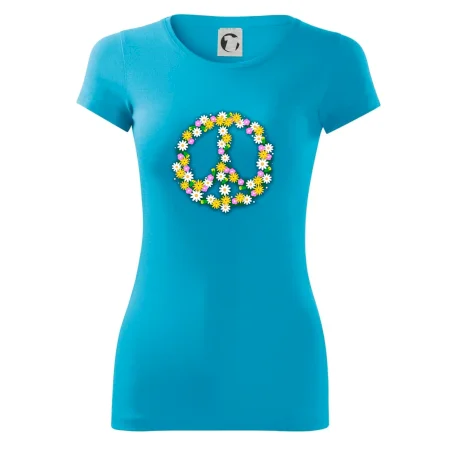Peace symbol kopretiny