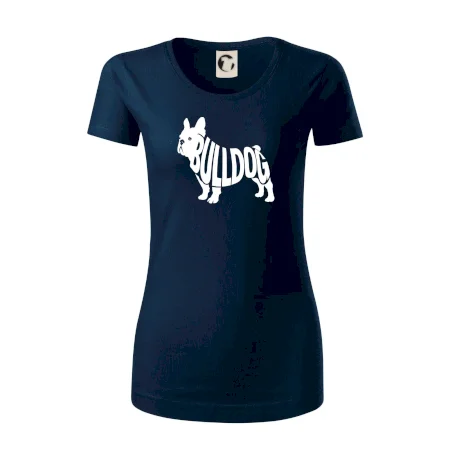 Bulldog  nápis v těle