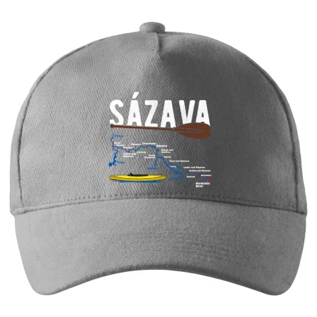 Mapa řeky Sázavy