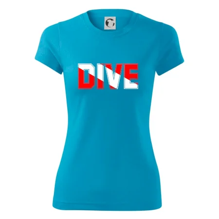 Dive nápis vlajka