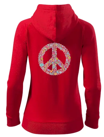 Peace symbol lístečky