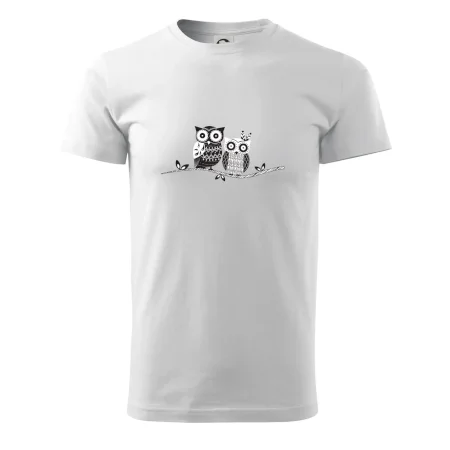 Dvě sovy abstraktní