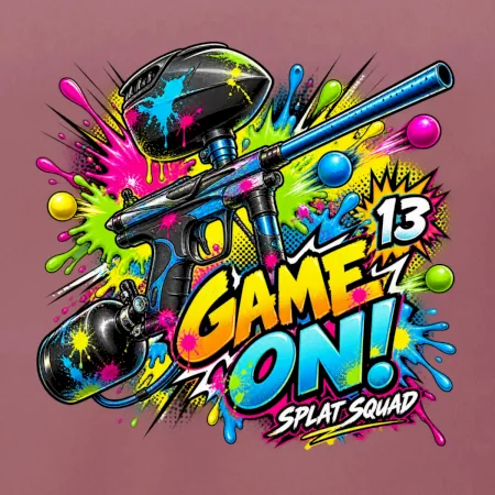 Barevná exploze game on paintball