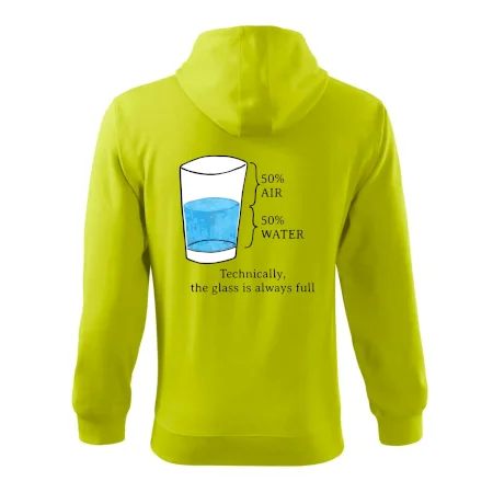 Technically, the glass is always full