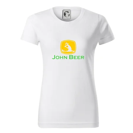John Beer jelen s pivem