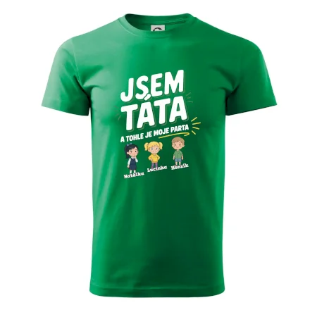 Jsem táta a tohle je moje parta  (obrázky a jména dětí)