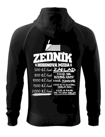 Hodinová mzda zedník