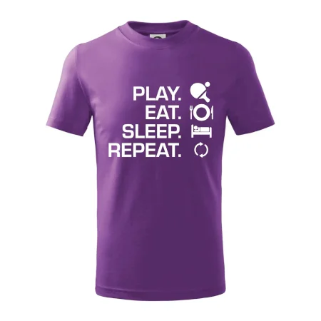Stolní tenis - eat sleep