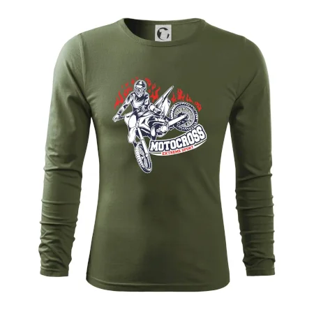 Motocross extreme sport fire