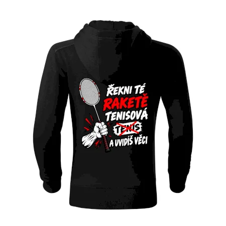 Badmintonová raketa není tenisová