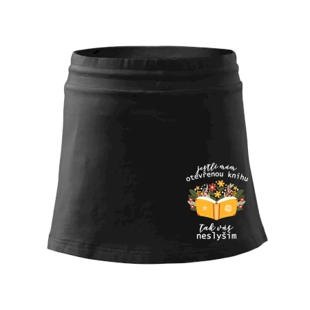 Jestli mám otevřenou knihu, tak vás neslyším