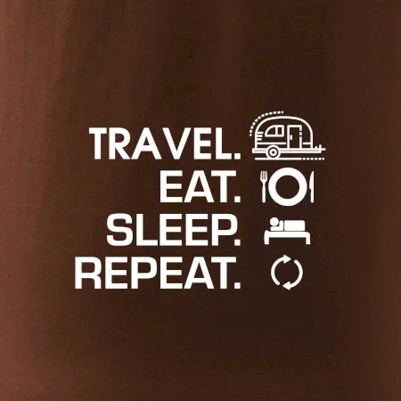 Eat sleep travel - Malý přívěs