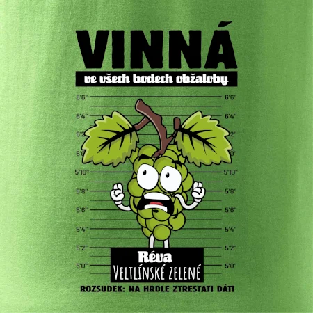 Vinná réva odsouzena Veltlínské zelené