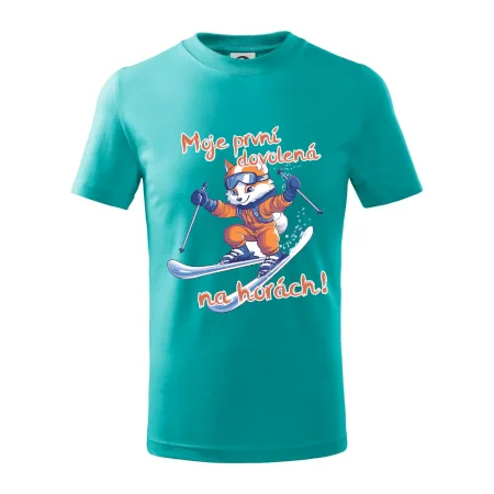 Moje první dovolená na horách oranžová liška