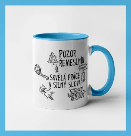 Pozor řemeslník skvělá práce silný slova