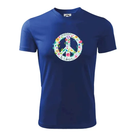 Peace and love symbol