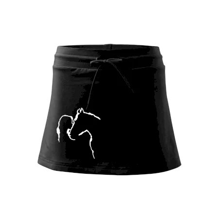 Kůň a já silueta