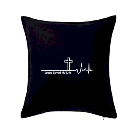 Jesus Saved My Life kříž ekg