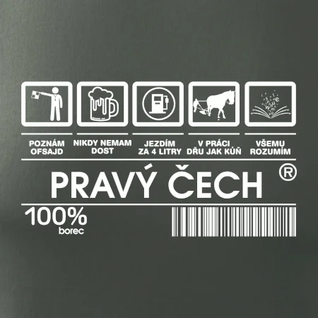 Čárový kód  - Pravý Čech