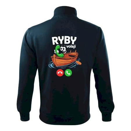 Karikatura ryby volají